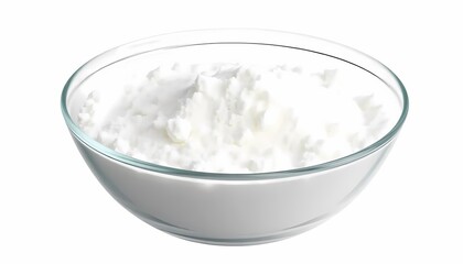 Glass Bowl of Corn Starch