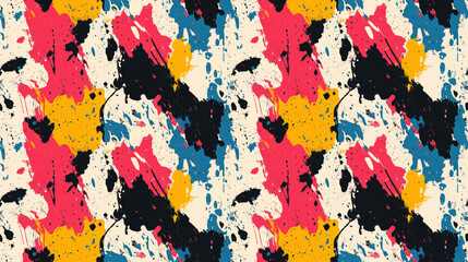 Seamless abstract pattern featuring a messy texture design ideal for backgrounds in modern art projects