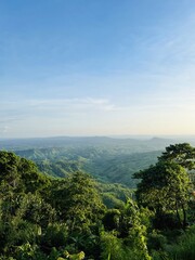 view from the top of the mountain