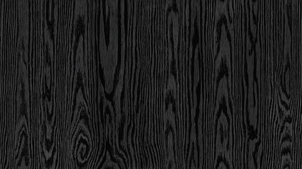 Close-up of dark black wood grain texture with natural patterns