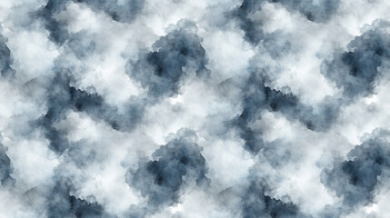 Obraz premium Seamless pattern of artistic tie dye strokes featuring a grey watercolor effect ideal for textile design and creative projects