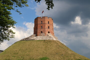 Vilnius Lithuania 06 30 2022 . Ancient city of Gediminas in Lithuania .