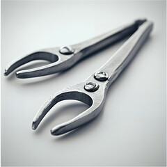 Obraz premium Close-up of surgical forceps