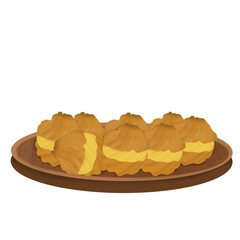 slice of bread on plate