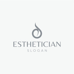 Esthetician energy and power logo design business name ideas icon vector editable 
