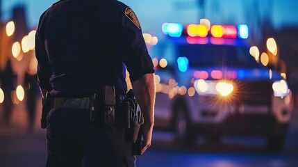 A police officer arresting someone for drug possession, showing the criminal consequences of substance abuse
