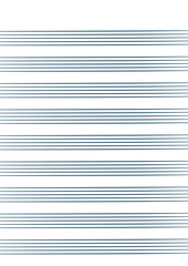 Graph paper. Printable grid paper with stave on a white background. A blank music sheet paper with staff. Geometric pattern for composition, education, school. Realistic lined paper blank size A4