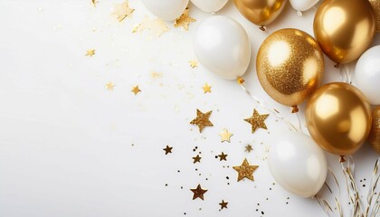 Fototapeta premium white birthday background