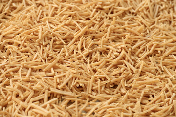 hand cut noodles, noodles cut thinly with a knife, noodles in Turkish culture,