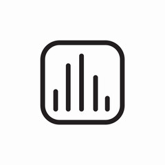 statistics chart icon sign vector