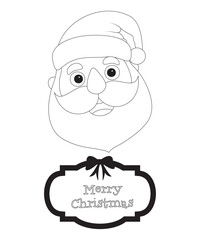 Christmas coloring page for kids