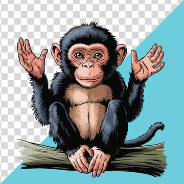 A cartoon picture set of animal clip art bundles 