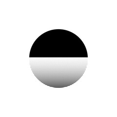 Vintage sun retro design logo. Old circle sunrise sunset.