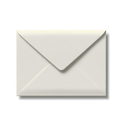 A simple white envelope placed on a clean surface, ready for sending mail or invitations to recipients