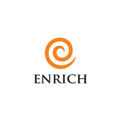 Enrich yoga health power logo design business name ideas icon vector editable 