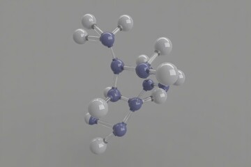 Fototapeta premium Quantum Marvels of Nature Molecular Symmetry Elegance Pure Crystal Serenity