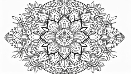 Native Amerikaner Indianer Zum Ausmalen Zeichnung