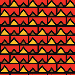 Arabic arabesque seamless pattern with colorful elements. Geometric background. Design greeting card for Ramadan Kareem, Islamic ornamental colorful detail of mosaic. Vector illustration