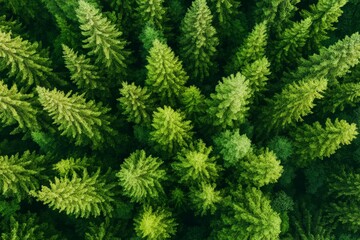 Majestic Forest Canopy from Above
