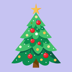 green christmas tree