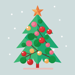 christmas tree with gifts