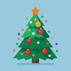 christmas tree illustration