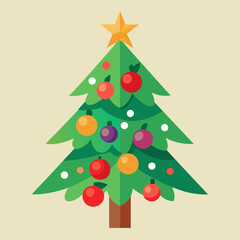christmas tree vector