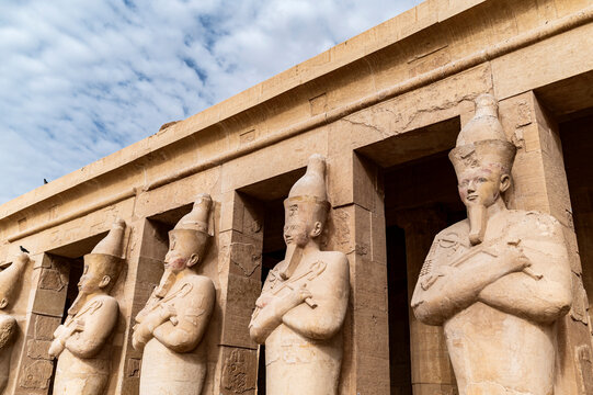 Statues of Queen Hatshepsut at Her Temple
