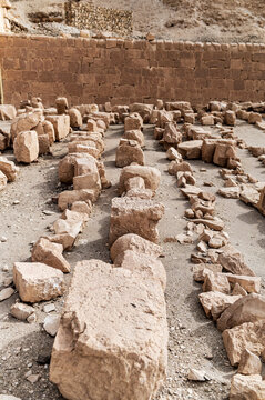 Ancient Ruins at Hatsepsut Temple, Egypt
