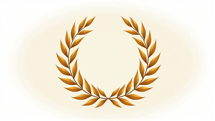 golden laurel wreath
