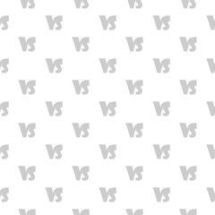 Obraz premium Letter VS logo pattern seamless isolated on white background