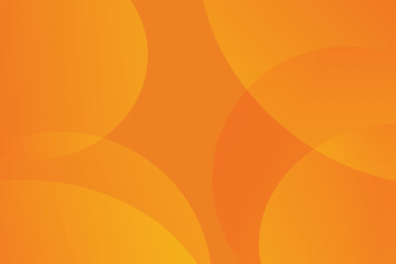 Trendy abstract minimal geometric blurred background. Smooth vector illustration for template, posters, card, banner. Orange elements with fluid dynamic gradient