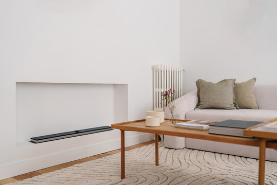 A minimalist living room design