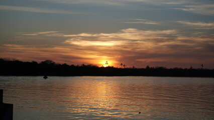 Naklejka premium atardecer