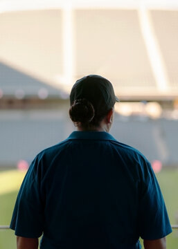 Employee at a Stadium 
