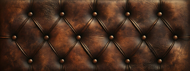 Fototapeta premium Vintage leather with distressed textures, rich background illustration highlighting timeless elegance