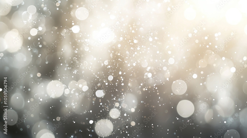 Poster bokeh light white abstract background