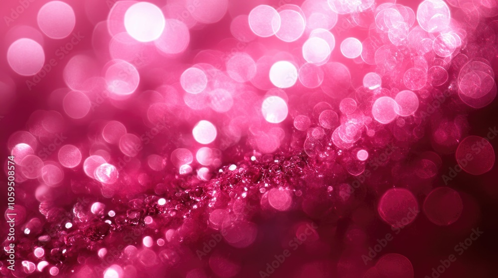 Poster abstract pink bokeh backdrop modern decorative element for valentine s day