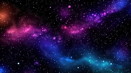 Obraz premium Cosmic wonders a journey through the vibrant universe