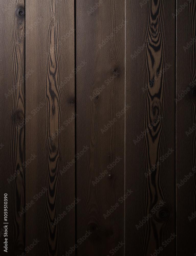 Poster Dark wood texture blends with subtle grain patterns on a rustic wooden surface adding warmth and depth visually appealing background image.