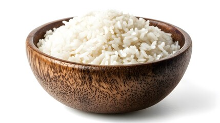 Food, Brazilian Chicken Rice, White Background, Photo Realistic, Abstract Image, Texture, Pattern Background, Wallpaper, Cover and Screen of Smartphone, PC, Laptop, 9:16 and 16:9 Format