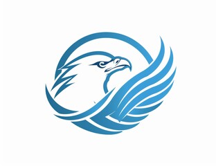 Obraz premium A modern design concept that shows hawk logos, eagle symbols, and bird icons