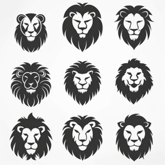 Fototapeta premium This is a premium design collection featuring modern illustrations of Lions.