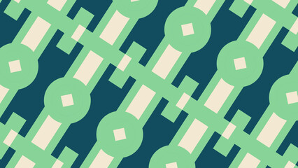 seamless pattern with green and white stripes