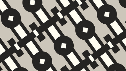 black and white keys on red background