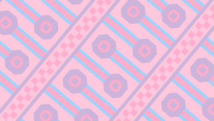 seamless pattern with pink and white stripes