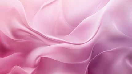 Fototapeta premium Elegant pink silk fabric drapery creating a soft and dreamy ambient texture for design and art projects