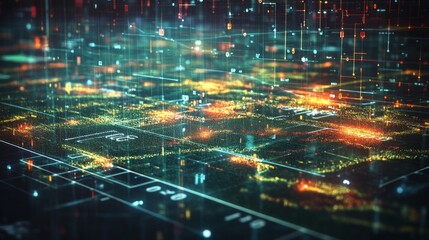 Fototapeta premium Animated rugby pitch maps depict scoring locations as weather system