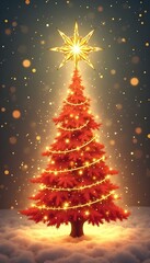 Obraz premium Merry Christmas design