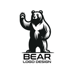 Fototapeta premium Bear Vector Logo Design